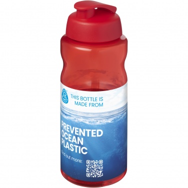 Logo trade corporate gifts picture of: H2O Active® Eco Big Base 1 litre flip lid sport bottle