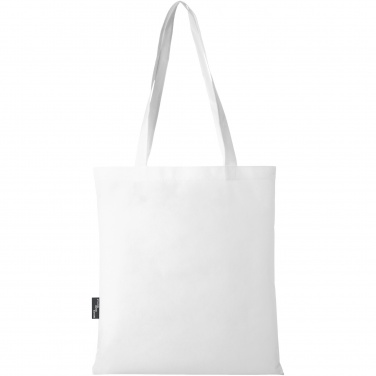 Logo trade promotional items image of: Zeus GRS recycled non-woven convention tote bag 6L