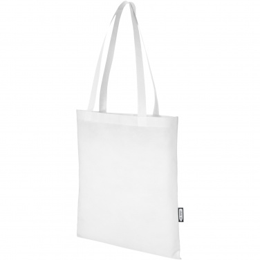 Logotrade promotional item picture of: Zeus GRS recycled non-woven convention tote bag 6L