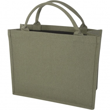 Logo trade promotional giveaways image of: Page 500 g/m² Aware™ recycled book tote bag