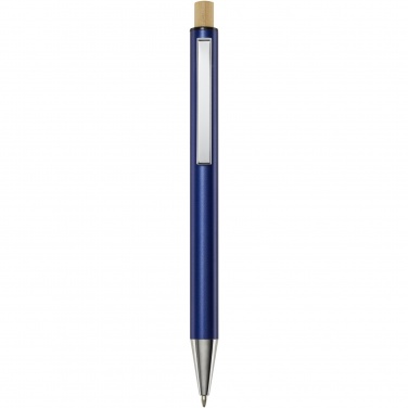 Logo trade promotional items picture of: Cyrus recycled aluminium ballpoint pen (blue ink)