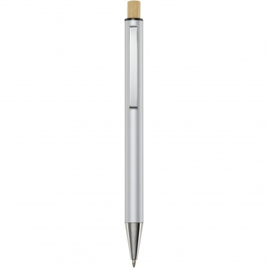 Logo trade promotional giveaway photo of: Cyrus recycled aluminium ballpoint pen (blue ink)