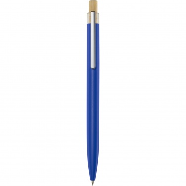 Logotrade promotional item image of: Nooshin recycled aluminium ballpoint pen  (blue ink)