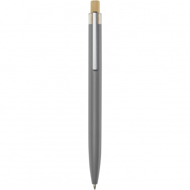 Logo trade promotional item photo of: Nooshin recycled aluminium ballpoint pen  (blue ink)