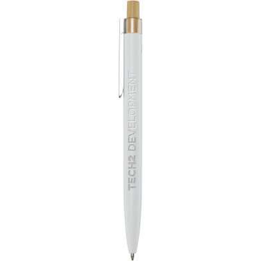 Logo trade promotional products image of: Nooshin recycled aluminium ballpoint pen (black ink)