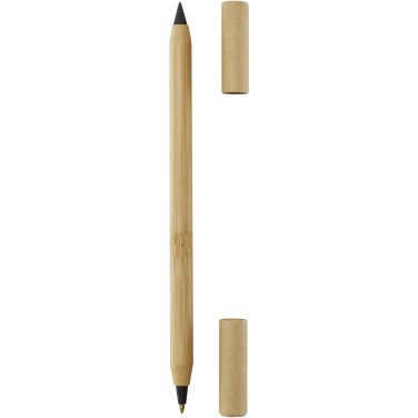 Logo trade promotional giveaway photo of: Samambu bamboo duo pen