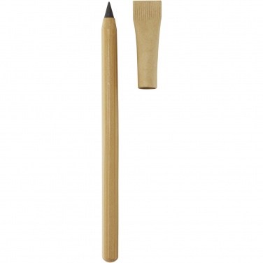 Logo trade promotional merchandise photo of: Seniko bamboo inkless pen