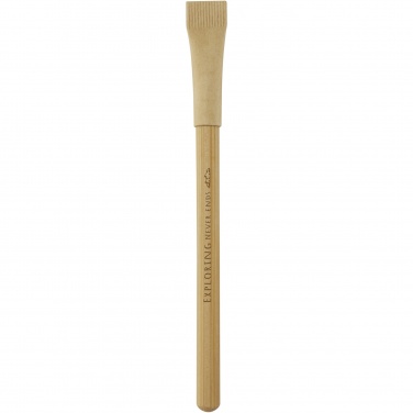 Logotrade promotional product image of: Seniko bamboo inkless pen
