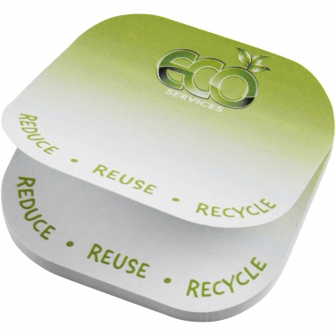 Logotrade promotional merchandise image of: Sticky-Mate® square-shaped recycled sticky notes with rounded corners