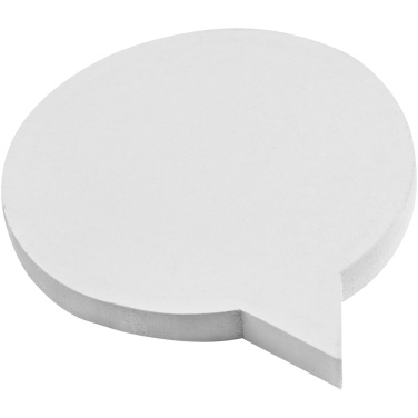 Logotrade business gift image of: Sticky-Mate® speech bubble-shaped recycled sticky notes