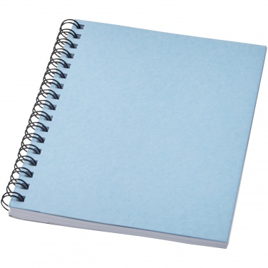 Logo trade business gifts image of: Desk-Mate® A6 colour spiral notebook