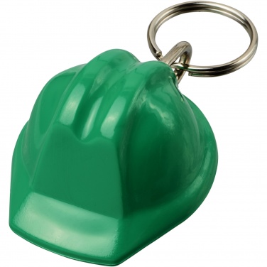 Logo trade promotional items picture of: Kolt hard hat-shaped recycled keychain