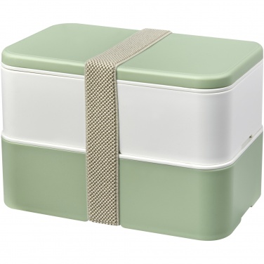 Logo trade promotional gifts picture of: MIYO Renew double layer lunch box