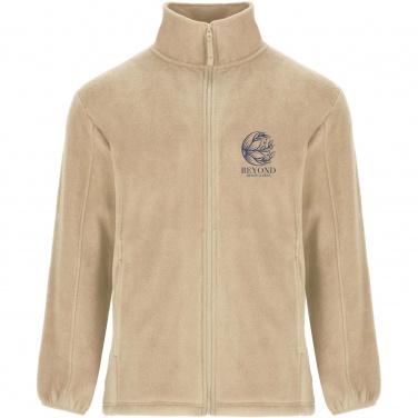 Logo trade corporate gifts image of: Artic men's full zip fleece jacket