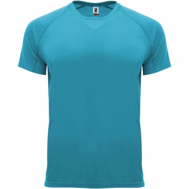 Logo trade promotional giveaways image of: Bahrain short sleeve men's sports t-shirt