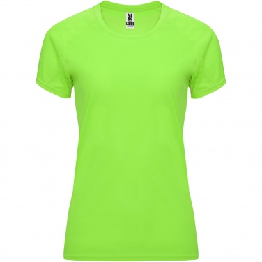 Logo trade promotional giveaways image of: Bahrain short sleeve women's sports t-shirt