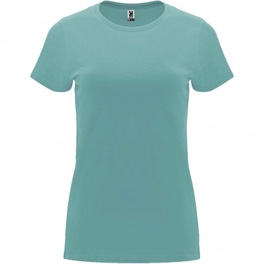 Logo trade business gifts image of: Capri short sleeve women's t-shirt