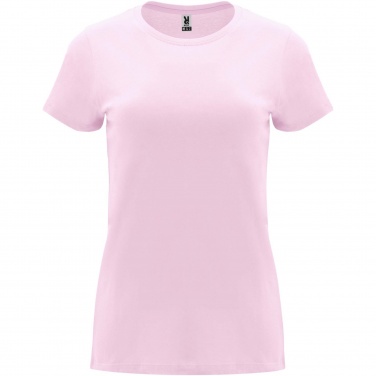 Logo trade promotional giveaway photo of: Capri short sleeve women's t-shirt