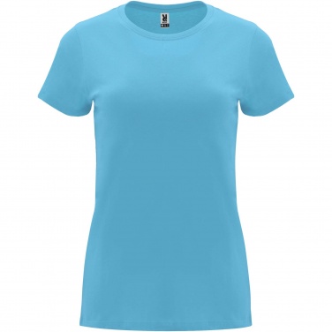Logo trade promotional giveaways image of: Capri short sleeve women's t-shirt