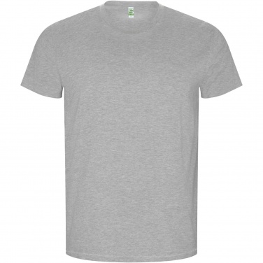 Logo trade corporate gifts image of: Golden short sleeve men's t-shirt