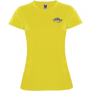 Logo trade promotional gift photo of: Montecarlo short sleeve women's sports t-shirt