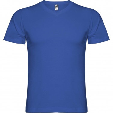 Logo trade corporate gifts image of: Samoyedo short sleeve men's v-neck t-shirt