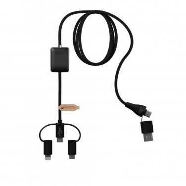 Logotrade promotional merchandise picture of: SCX.design C48 CarPlay 5-in-1 charging cable 