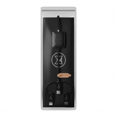 Logo trade advertising product photo of: SCX.design C48 CarPlay 5-in-1 charging cable 
