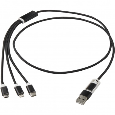 Logotrade corporate gift picture of: Versatile 5-1 recycled aluminium charging cable