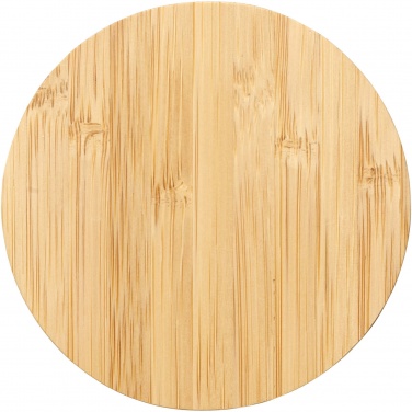 Logo trade promotional items picture of: Essence 15W bamboo wireless charging pad