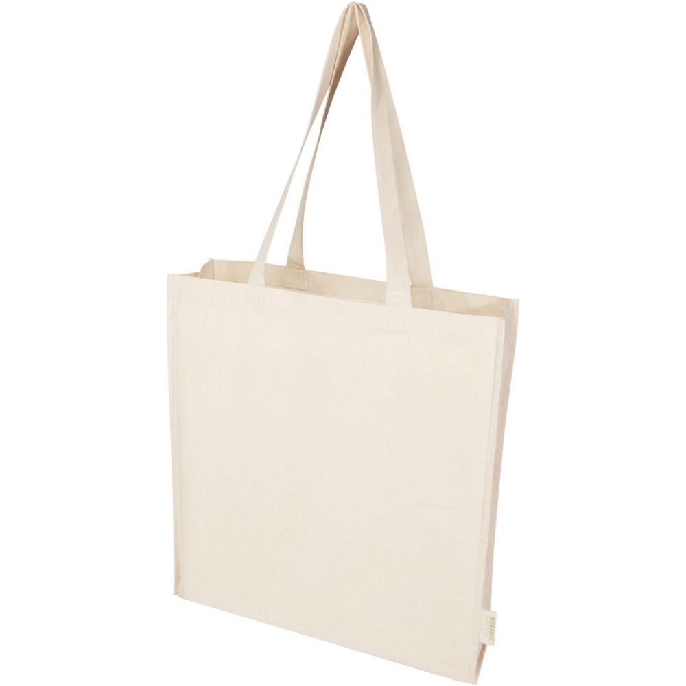 Logotrade promotional merchandise photo of: Orissa 180 g/m² organic full gusset tote bag 14L