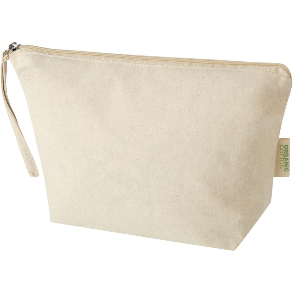 Logotrade promotional product image of: Orissa 180 g/m² organic large accessory pouch 3L