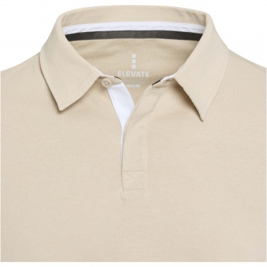 Logo trade promotional product photo of: Clyde unisex organic rugby polo sweatshirt