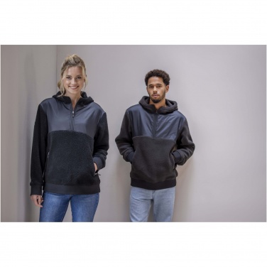 Logo trade business gift photo of: Evans unisex recycled sherpa fleece