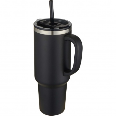 Logo trade advertising products image of: Sydney 1200 ml copper vacuum insulated tumbler with straw