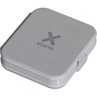 Logotrade business gifts photo of: Xtorm XWF21 15W foldable 2-in-1 wireless travel charger