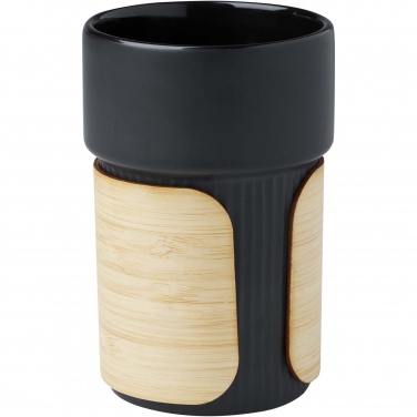 Logotrade advertising product picture of: Tumbler Fika 340 ml with bamboo sleeve
