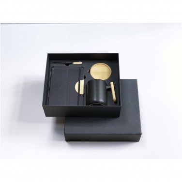 Logo trade promotional gifts picture of: Laura A5 hard cover notebook and ballpoint pen gift set