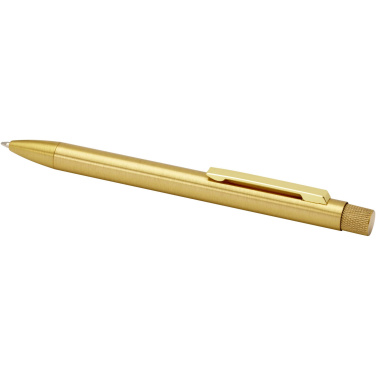 Logotrade advertising product picture of: Beatriz recycled brass ballpoint pen
