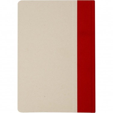 Logo trade promotional item photo of: Liliana A5 sugar cane plastic hard cover notebook
