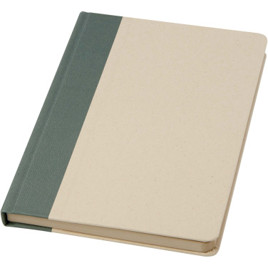Logo trade promotional items image of: Liliana A5 sugar cane plastic hard cover notebook