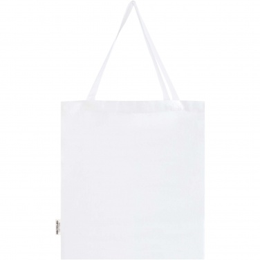 Logotrade promotional items photo of: Madras 140 g/m² GRS recycled cotton gusset tote bag