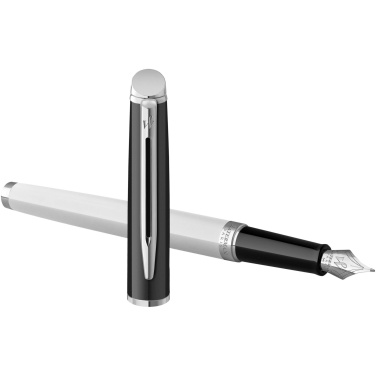 Logotrade corporate gift picture of: Hemisphere colour blocking fountain pen with palladium trim