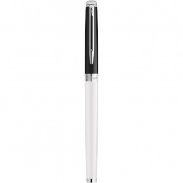 Logotrade advertising product image of: Hemisphere colour blocking rollerball pen with palladium trim