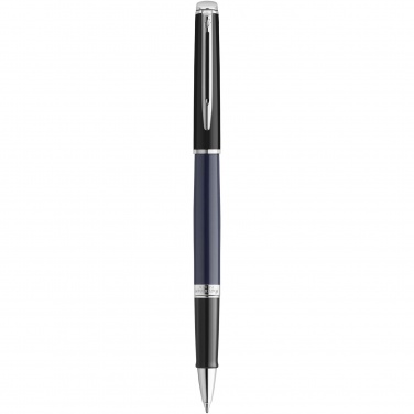 Logotrade corporate gift image of: Hemisphere colour blocking rollerball pen with palladium trim