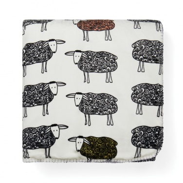 Logo trade corporate gifts picture of: VINGA Sheep GRS recycled PET pile blanket