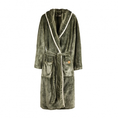 Logo trade promotional item photo of: VINGA Louis luxury plush RPET robe size L-XL