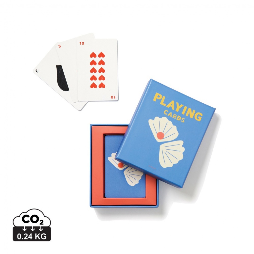 Logotrade promotional item image of: VINGA Playing cards coffee table edt.