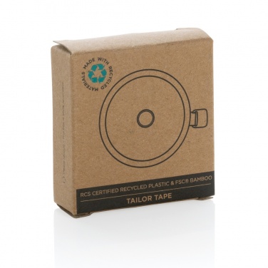 Logotrade promotional product image of: RCS recycled plastic & bamboo tailor tape