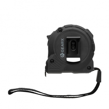 Logotrade promotional merchandise image of: Gear X 5M measuring Tape with slow/fast retract function